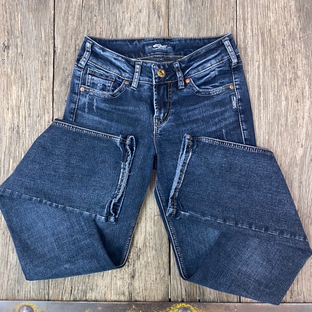 Silver Suki Slim Bootcut Jeans